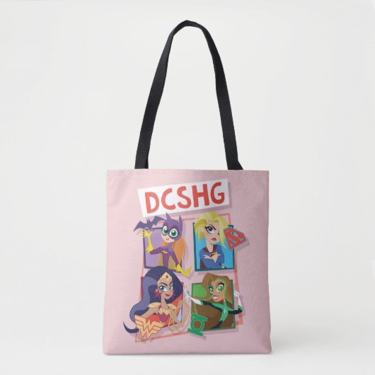 DC Super Hero Meisjes Quartet Tote Bag (Voorkant)