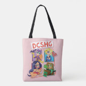 DC Super Hero Meisjes Quartet Tote Bag (Achterkant)