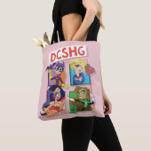 DC Super Hero Meisjes Quartet Tote Bag (Dichtbij)