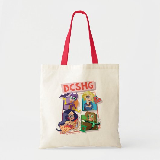 DC Super Hero Meisjes Quartet Tote Bag (Voorkant)