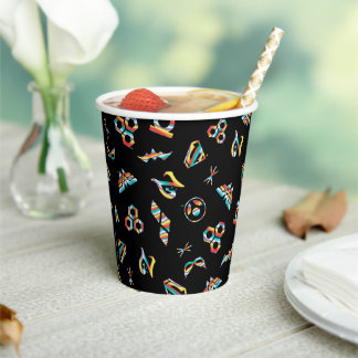 DC Super Hero Meisjes Regenboog Icoon Patroon Papieren Bekers