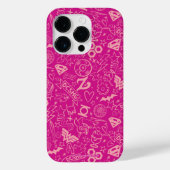 DC Super Hero Meisjes Roze Icoon Patroon Case-Mate iPhone Case (Achterkant)