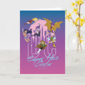 DC Super Hero Meisjes Skyline Kaart (Gele Bloem)