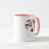 DC Super Hero Meisjes Skyline Mok (Voorkant rechts)