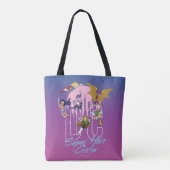 DC Super Hero Meisjes Skyline Tote Bag (Achterkant)