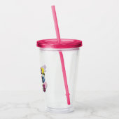 DC Super Hero Meisjes Stad Lettering Acryl Drinkbeker (Links)