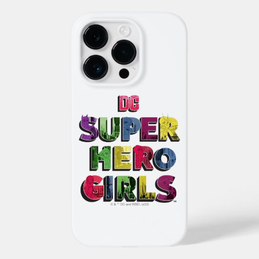 DC Super Hero Meisjes Stad Lettering Case-Mate iPhone Case (Achterkant)