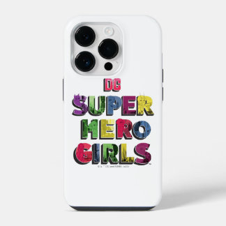 DC Super Hero Meisjes Stad Lettering iPhone 14 Plus Hoesje