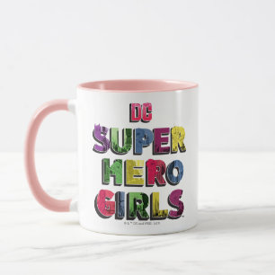 DC Super Hero Meisjes Stad Lettering Mok