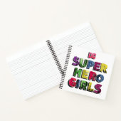 DC Super Hero Meisjes Stad Lettering Notitieboek (Binnen)