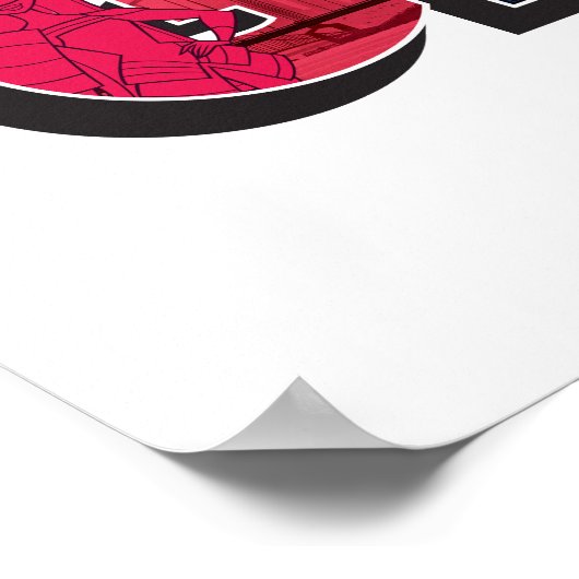 DC Super Hero Meisjes Stad Lettering Poster (Hoek)