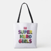DC Super Hero Meisjes Stad Lettering Tote Bag (Achterkant)
