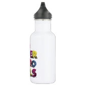 DC Super Hero Meisjes Stad Lettering Waterfles (Rechts)