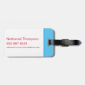 DC Super Hero Meisjes Supergirl Bagagelabel (Achterkant horizontaal)