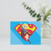 DC Super Hero Meisjes Supergirl Briefkaart (Staand voorkant)