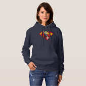 DC Super Hero Meisjes Supergirl Hoodie (Voorkant volledig)