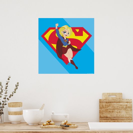 DC Super Hero Meisjes Supergirl Poster (Keuken)