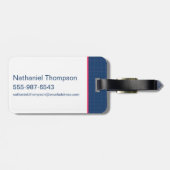 DC Super Hero Meisjes Teamwork Battle Bagagelabel (Achterkant horizontaal)