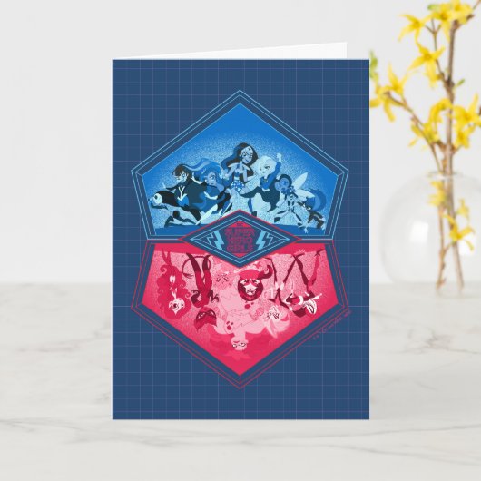 DC Super Hero Meisjes Teamwork Battle Kaart (Gele Bloem)