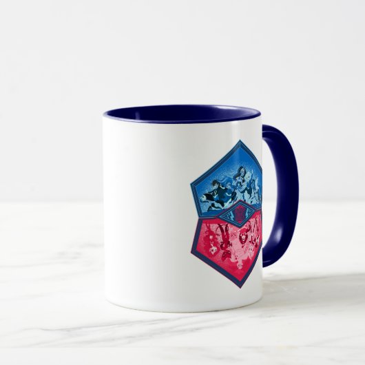 DC Super Hero Meisjes Teamwork Battle Mok (Voorkant rechts)