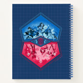 DC Super Hero Meisjes Teamwork Battle Notitieboek (Achterkant)