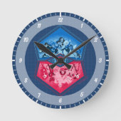DC Super Hero Meisjes Teamwork Battle Ronde Klok (Voorkant)