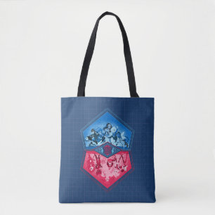DC Super Hero Meisjes Teamwork Battle Tote Bag