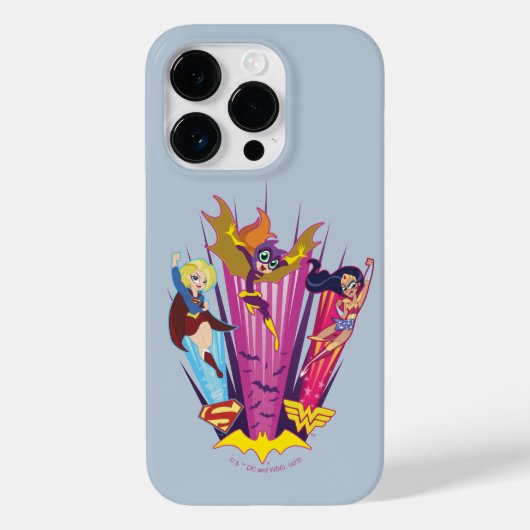 DC Super Hero Meisjes Trio Case-Mate iPhone Case (Achterkant)