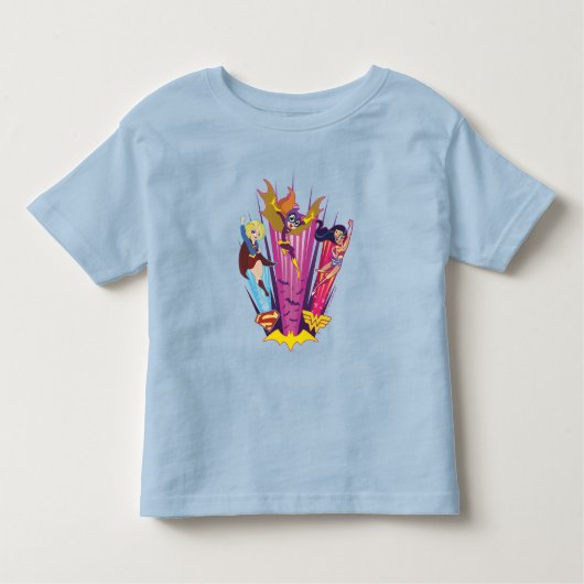 DC Super Hero Meisjes Trio Kinder Shirts (Voorkant)