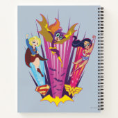 DC Super Hero Meisjes Trio Notitieboek (Achterkant)