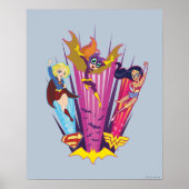 DC Super Hero Meisjes Trio Poster (Voorkant)