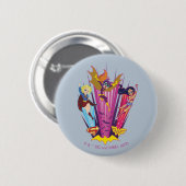 DC Super Hero Meisjes Trio Ronde Button 5,7 Cm (Voorkant /achterkant)