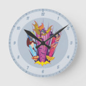 DC Super Hero Meisjes Trio Ronde Klok (Voorkant)