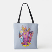 DC Super Hero Meisjes Trio Tote Bag (Achterkant)