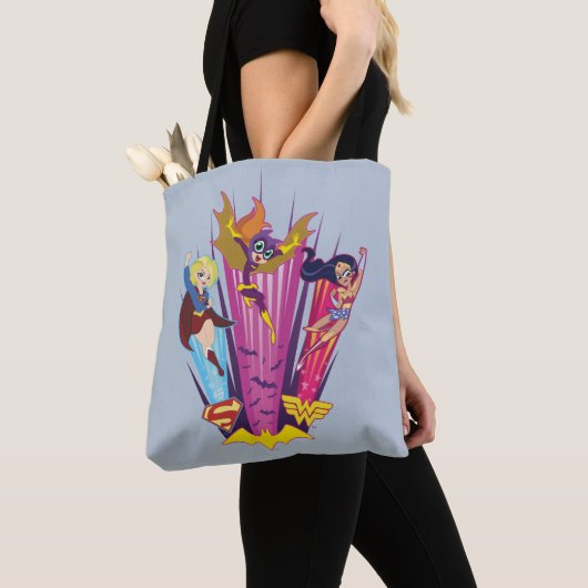 DC Super Hero Meisjes Trio Tote Bag (Dichtbij)