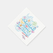 DC Super Hero Meisjes Vechten Voor Gerechtigheid Servet (Hoek)