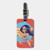 DC Super Hero Meisjes Wonder Vrouw Bagagelabel (Voorkant verticaal)
