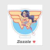 DC Super Hero Meisjes Wonder Vrouw Sticker (Vel)