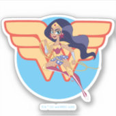 DC Super Hero Meisjes Wonder Vrouw Sticker (Voorkant)