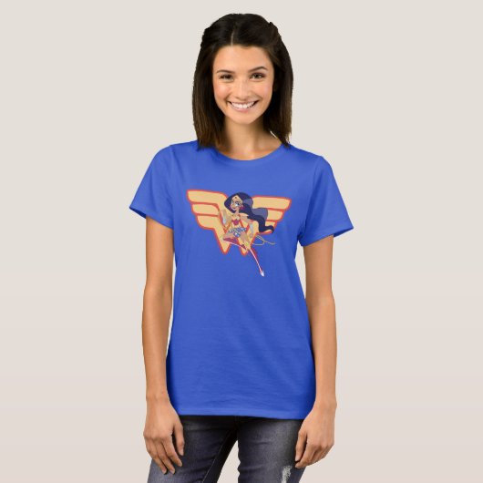 DC Super Hero Meisjes Wonder Vrouw T-shirt (Voorkant volledig)