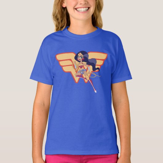 DC Super Hero Meisjes Wonder Vrouw T-shirt (Voorkant)