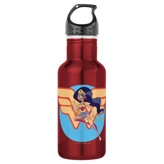 DC Super Hero Meisjes Wonder Vrouw Waterfles (Voorkant)