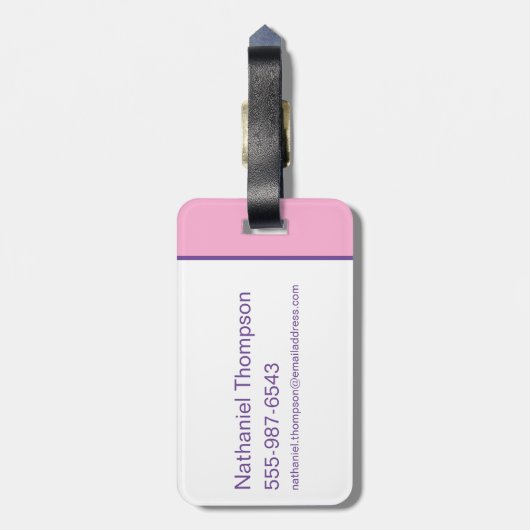 DC Super Hero Meisjes Zatanna Bagagelabel (Achterkant verticaal)