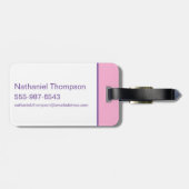 DC Super Hero Meisjes Zatanna Bagagelabel (Achterkant horizontaal)