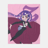 DC Super Hero Meisjes Zatanna Fleece Deken (Voorkant)