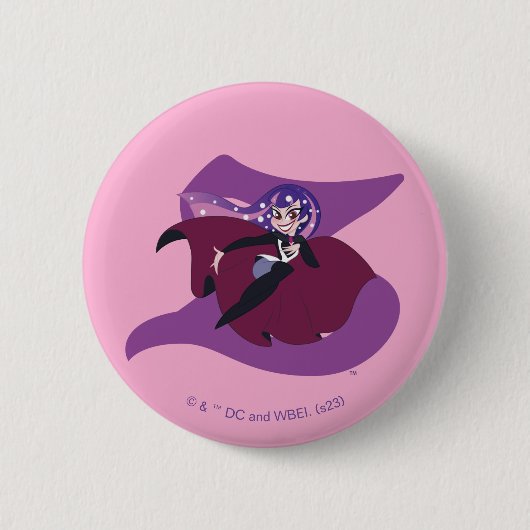 DC Super Hero Meisjes Zatanna Ronde Button 5,7 Cm (Voorkant)