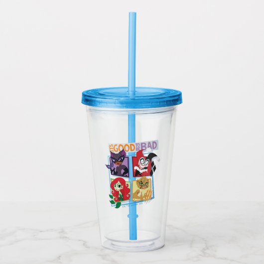 DC Super Schurk Meisjes Het is goed om slecht te z Acryl Drinkbeker (Voorkant)