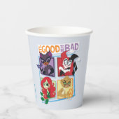 DC Super Schurk Meisjes Het is goed om slecht te z Papieren Bekers (Voorkant)