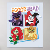 DC Super Schurk Meisjes Het is goed om slecht te z Poster (Voorkant)