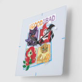 DC Super Schurk Meisjes Het is goed om slecht te z Vierkante Klok (Hoek)